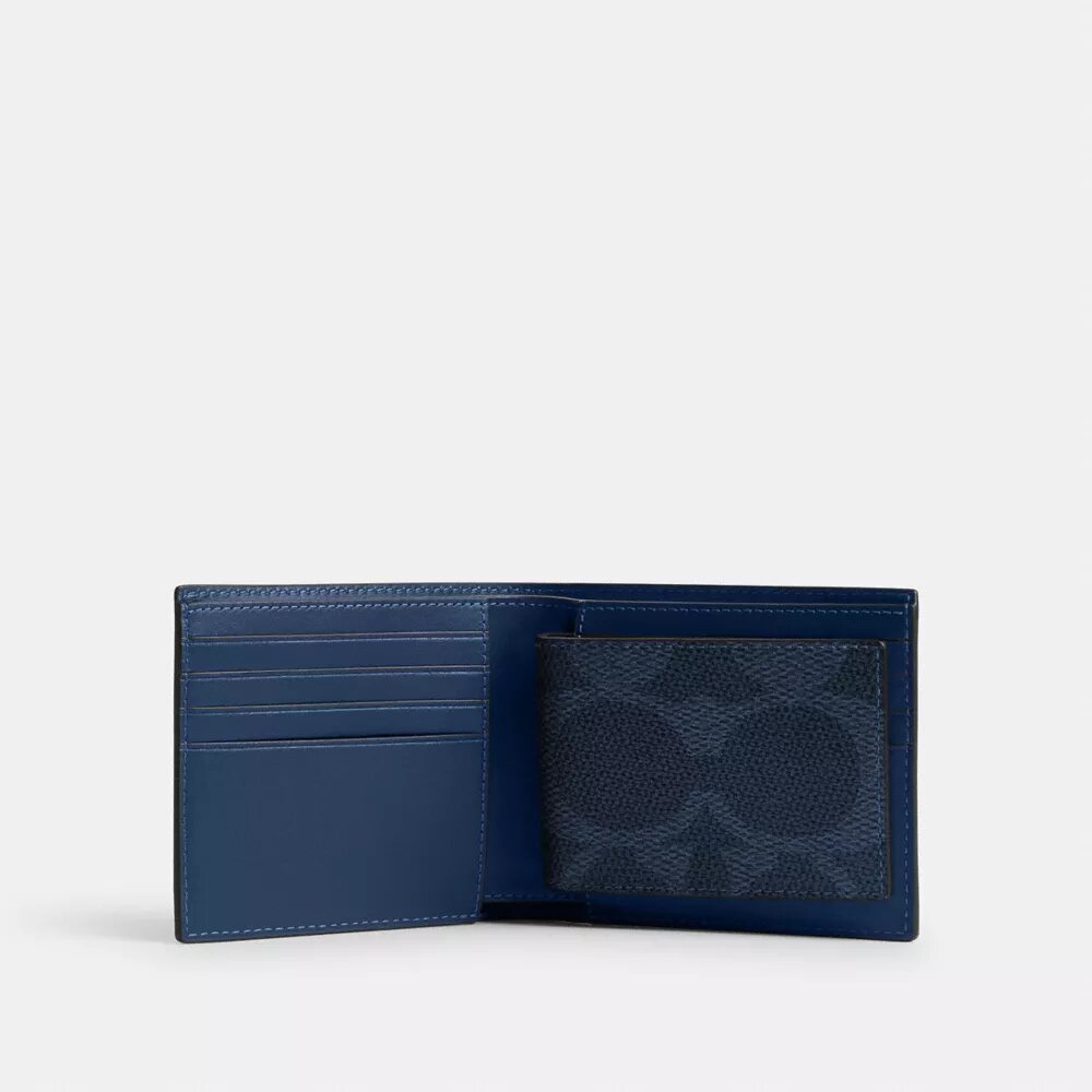 3-i-1-plånbok i Maxi Signature Canvas