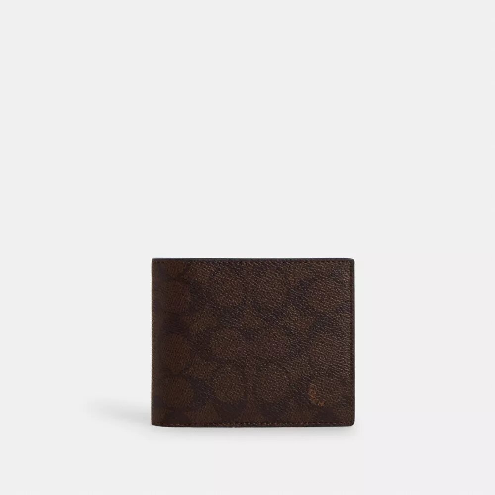 3-i-1-plånbok i Signature Canvas