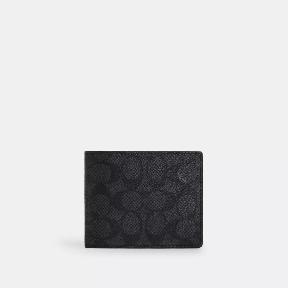 3-i-1-plånbok i Signature Canvas