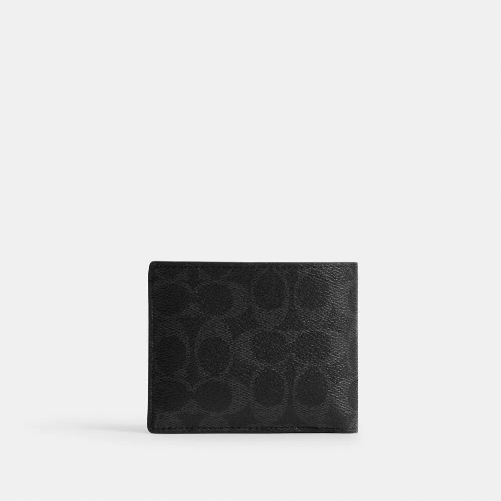 3-i-1-plånbok i Signature Canvas