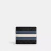 3-i-1-plånbok i Signature Canvas med Varsity Stripe