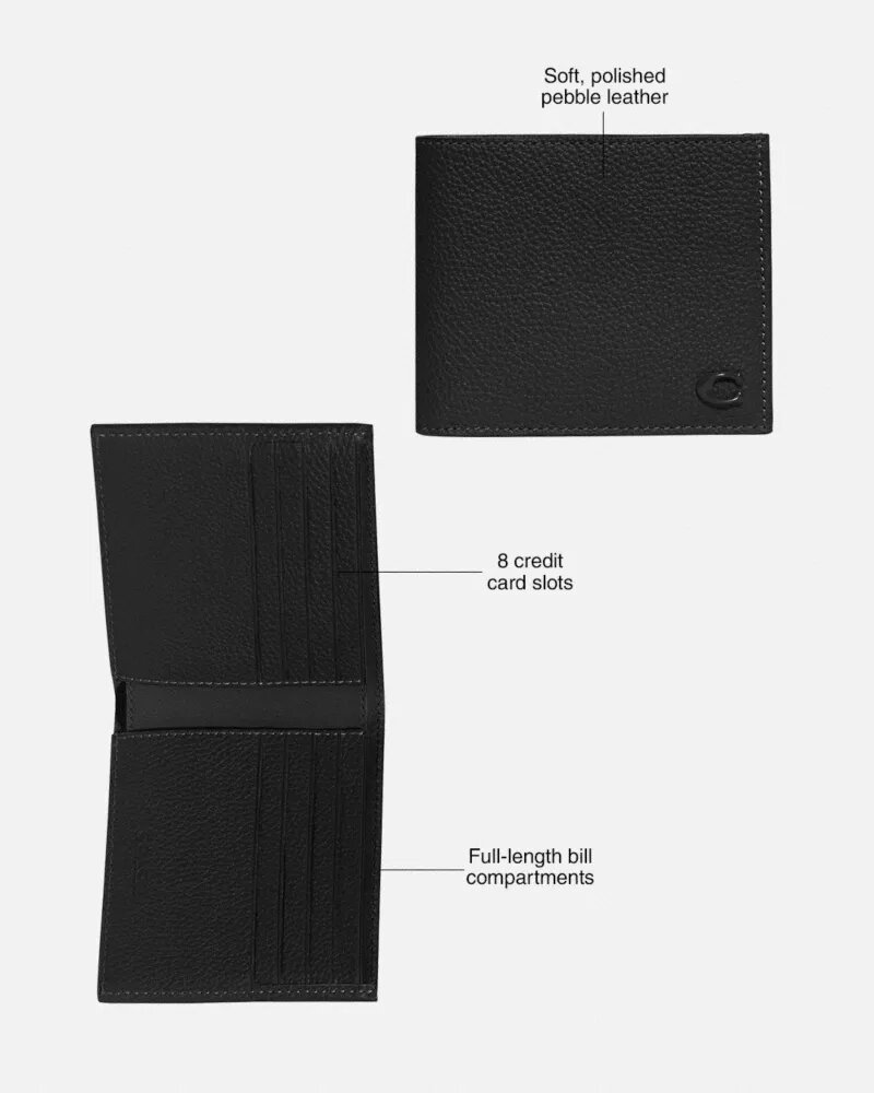 3-i-1-plånbok med Signature Canvas på insidan
