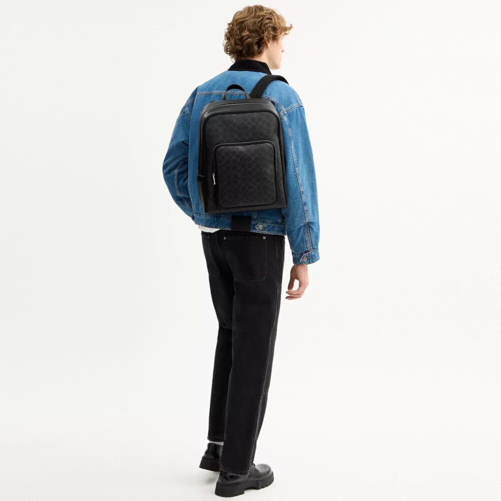 Aiden-ryggsäck i Signature Canvas