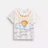 Airbrush 90'S Fit T-shirt i ekologisk bomull