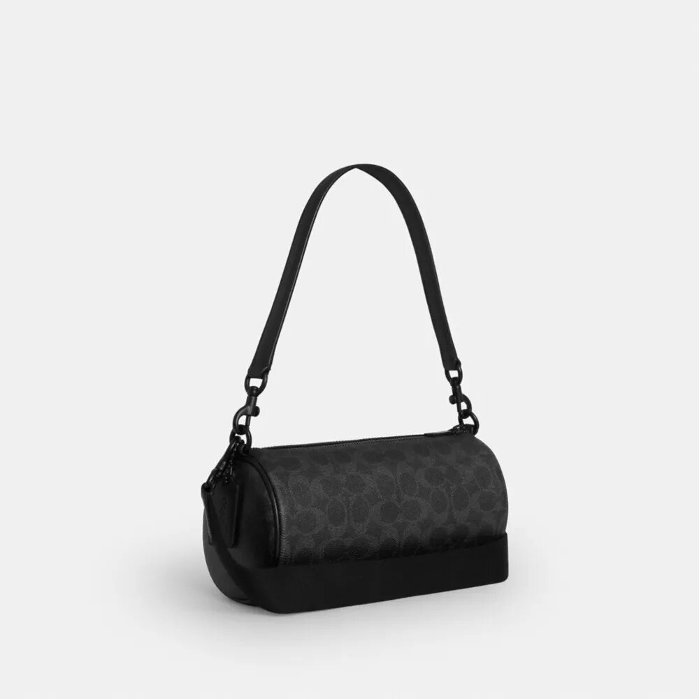Andre Barrel Bag 24 i Signature Canvas