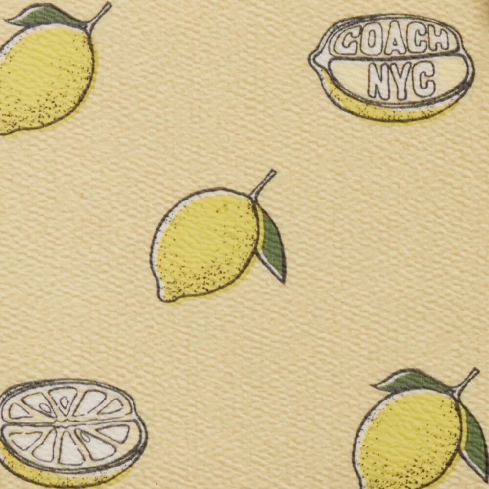 Anteckningsbok med citronmotiv
