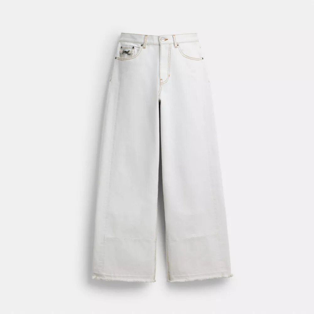Arbetsbyxor i denim av ekologisk bomull