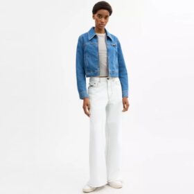 Arbetsbyxor i denim av ekologisk bomull