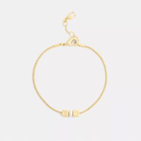 Armband med kubformade pärlor och rondeller