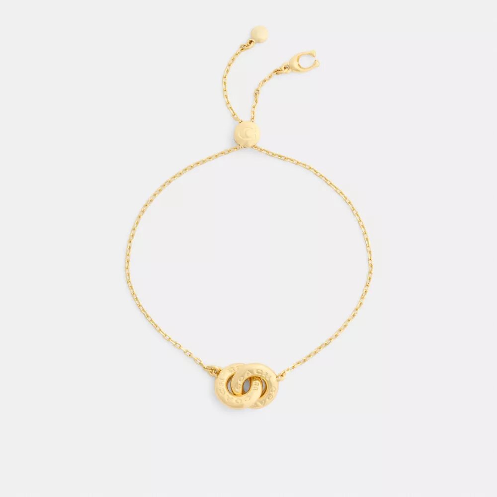 Armband med sammanlänkade ringar