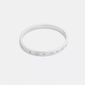 Armband med upprepade C-mönster och gångjärn