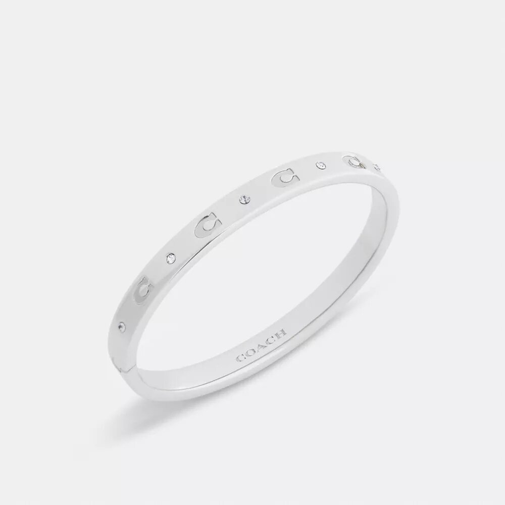 Armband med upprepade C-mönster och gångjärn