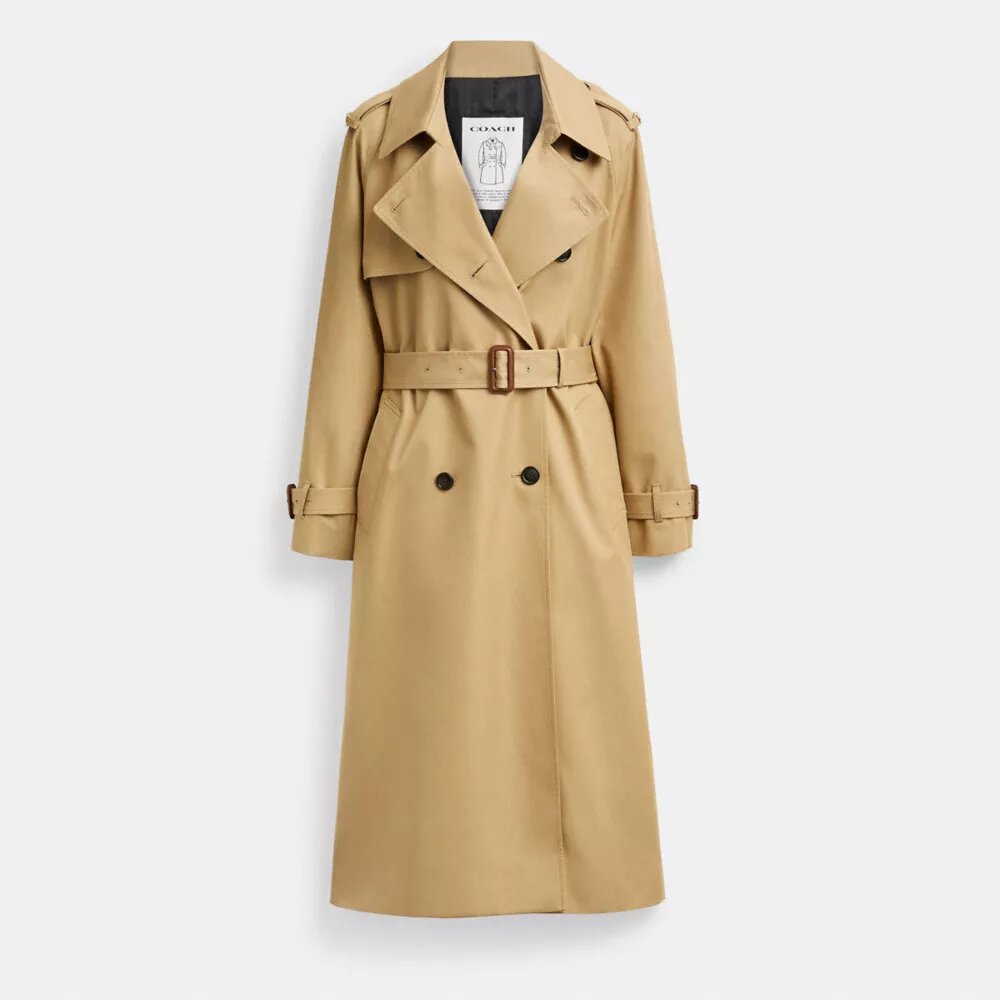 Avslappnad trenchcoat