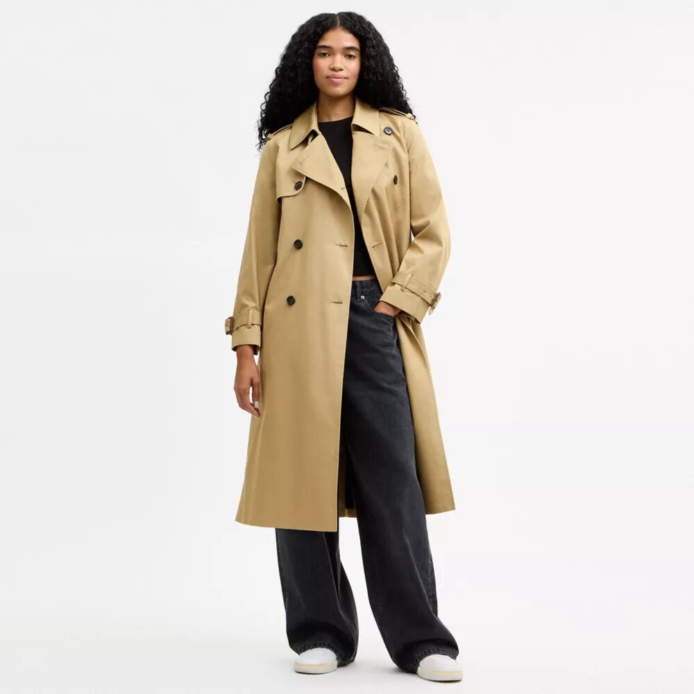 Avslappnad trenchcoat