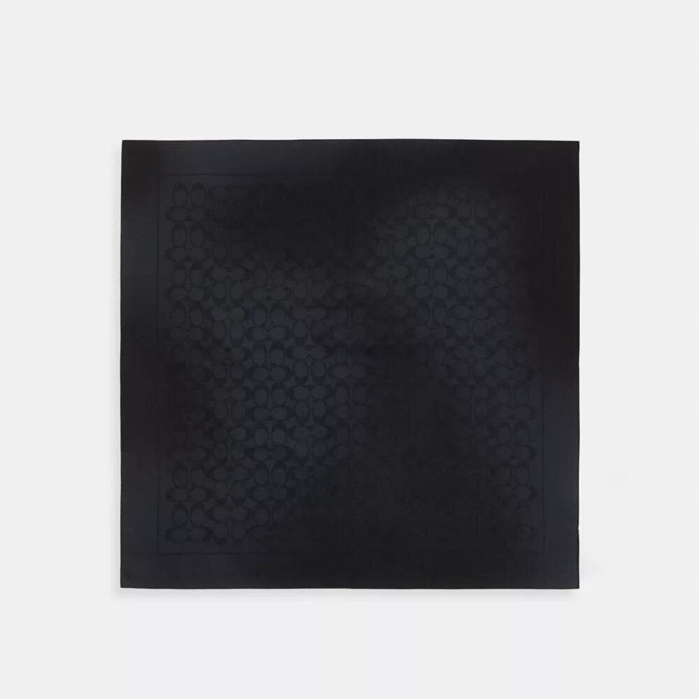 Bandana med texturerat signaturmönster