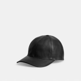 Baseballkeps i läder