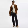 Bleecker Bucket Bag i shearling
