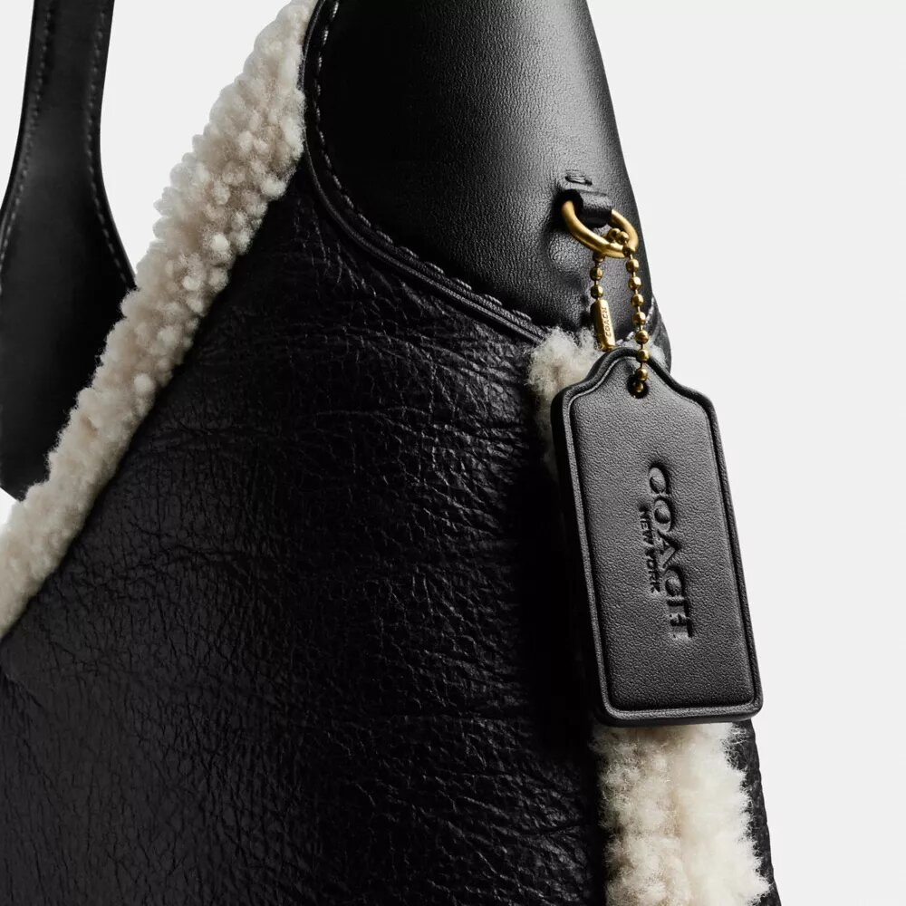 Brooklyn axelremsväskor 39 i shearling