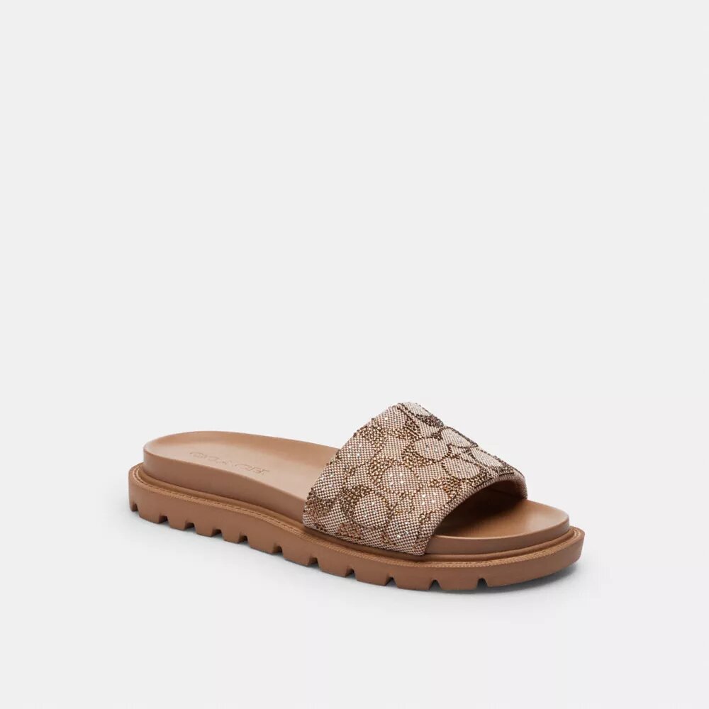 Brynn-sandalen i Crystal Signature Jacquard