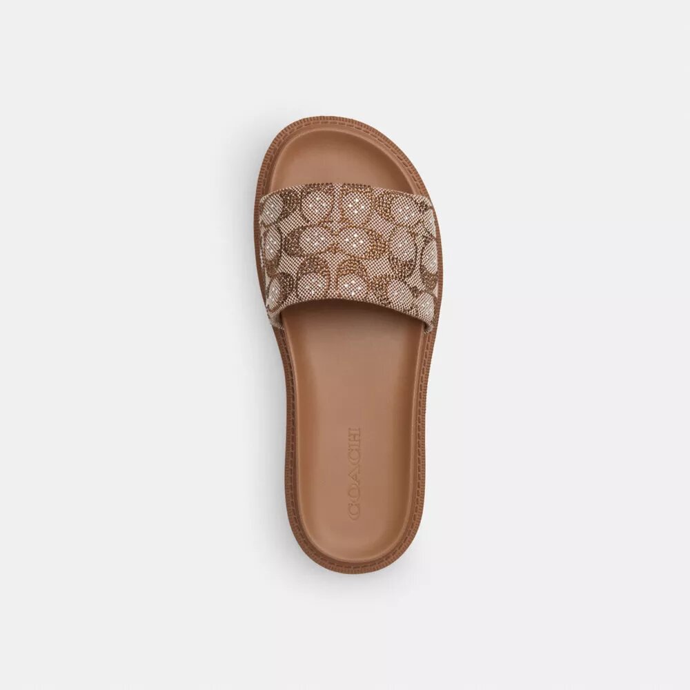 Brynn-sandalen i Crystal Signature Jacquard
