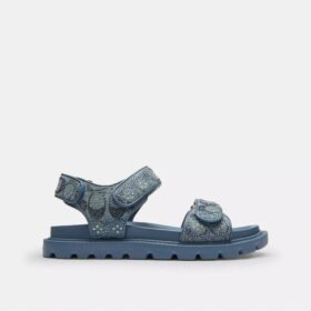 Brynn-sandaler i Crystal Signature Denim