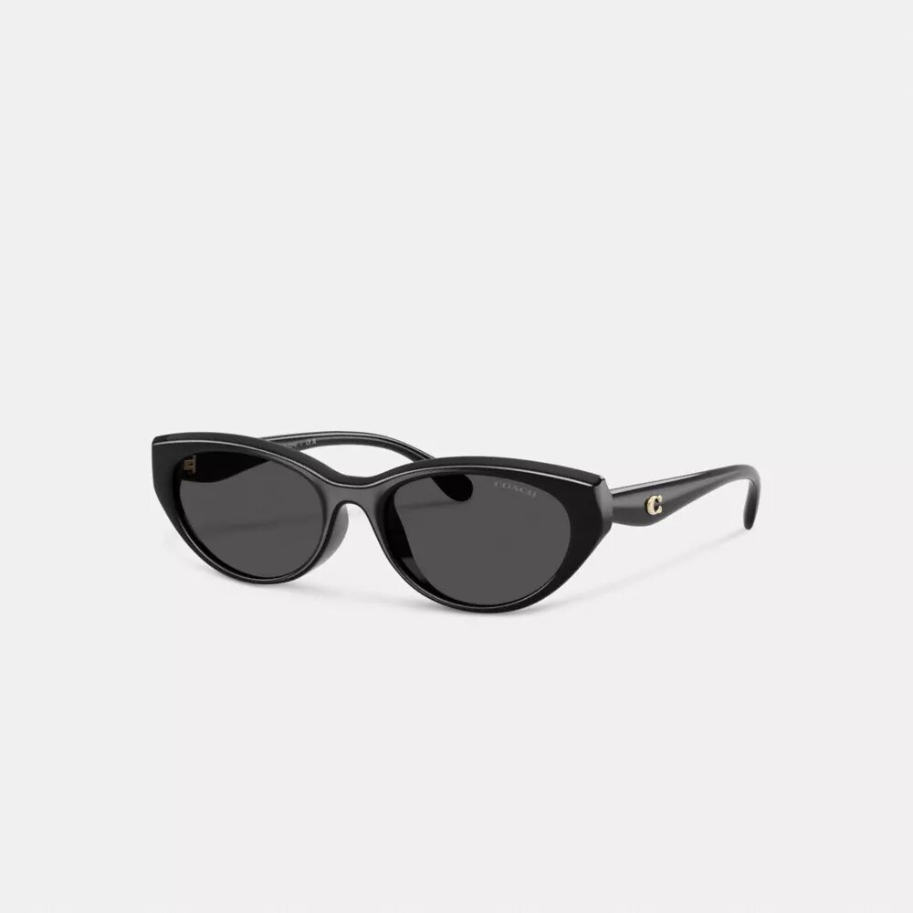 C-beslag, ovala solglasögon i kattögonstil