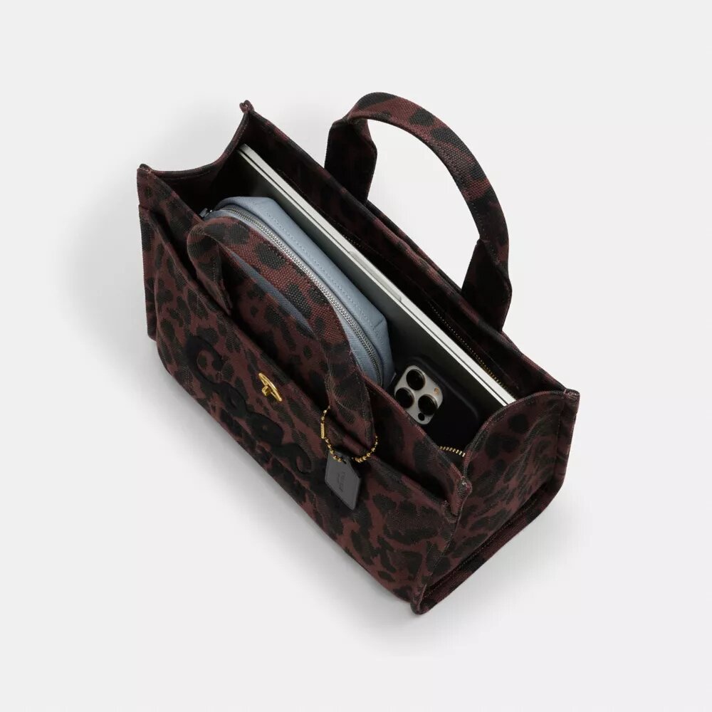 Cargo-tygkassa med leopardmönster