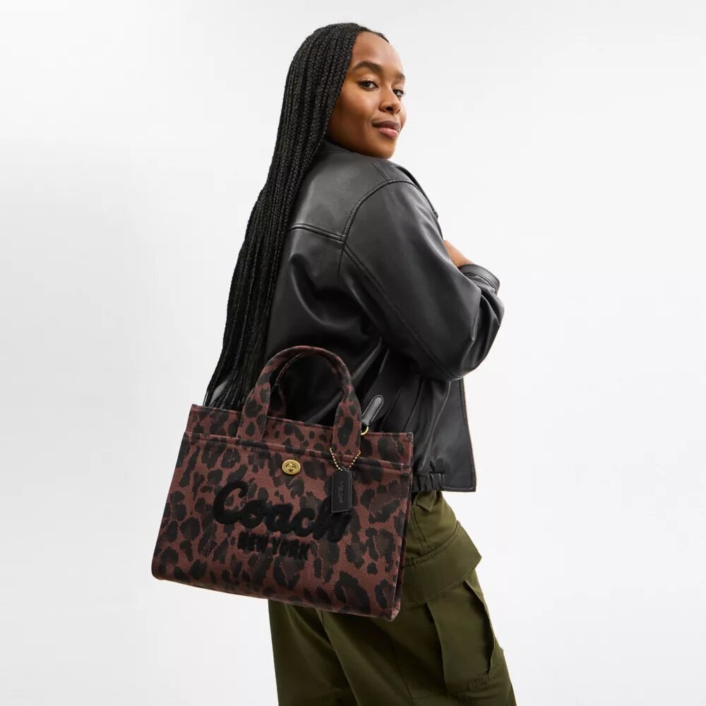 Cargo-tygkassa med leopardmönster