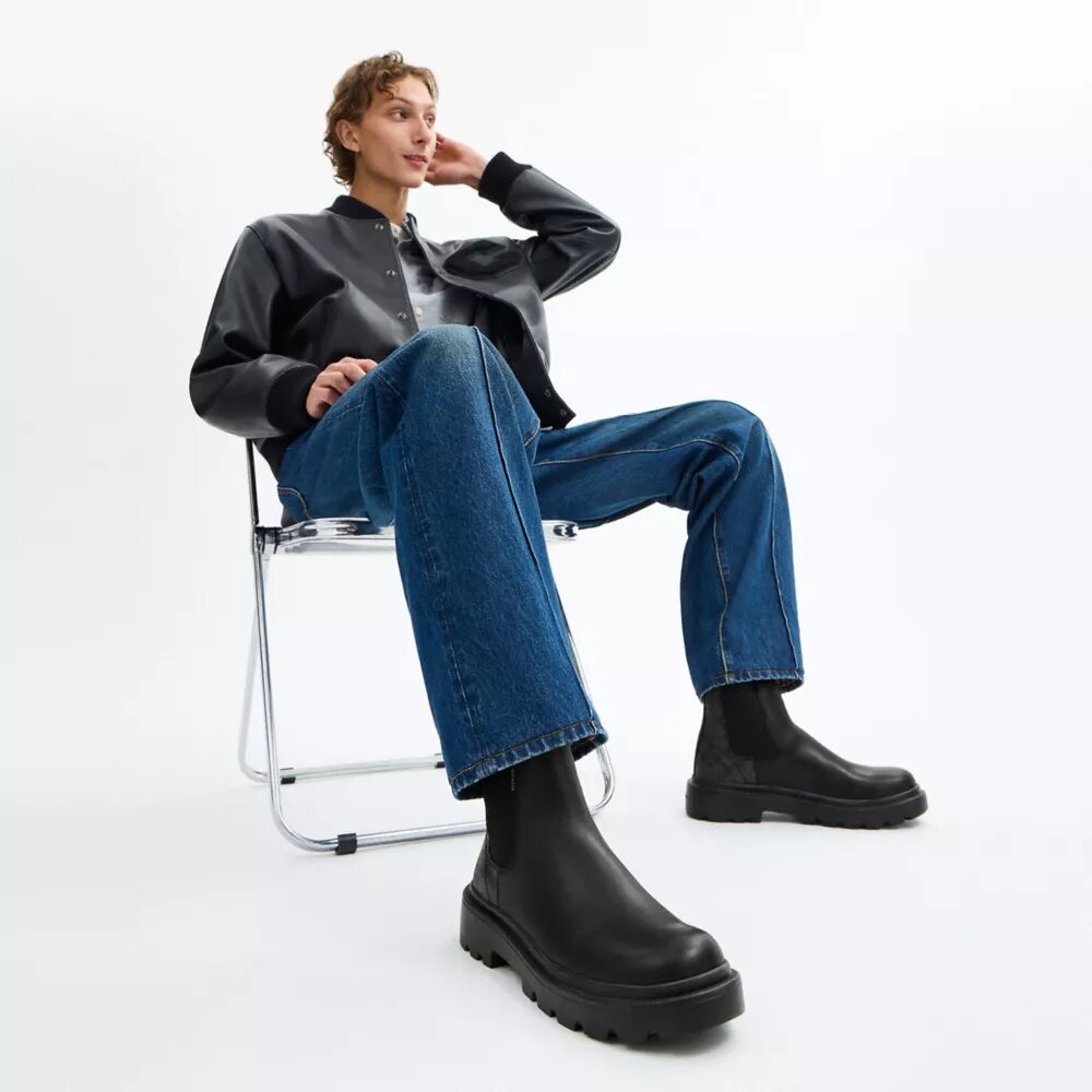 Chelseaboots med Signature Canvas