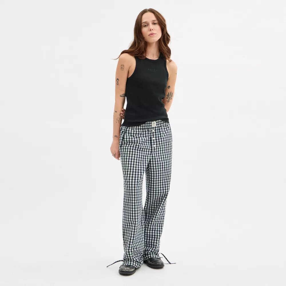 Coachtopia Loop Gingham-byxor