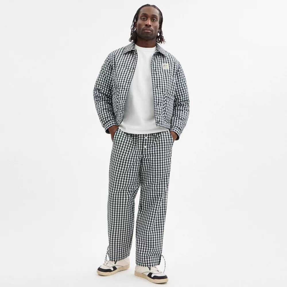 Coachtopia Loop Gingham-byxor