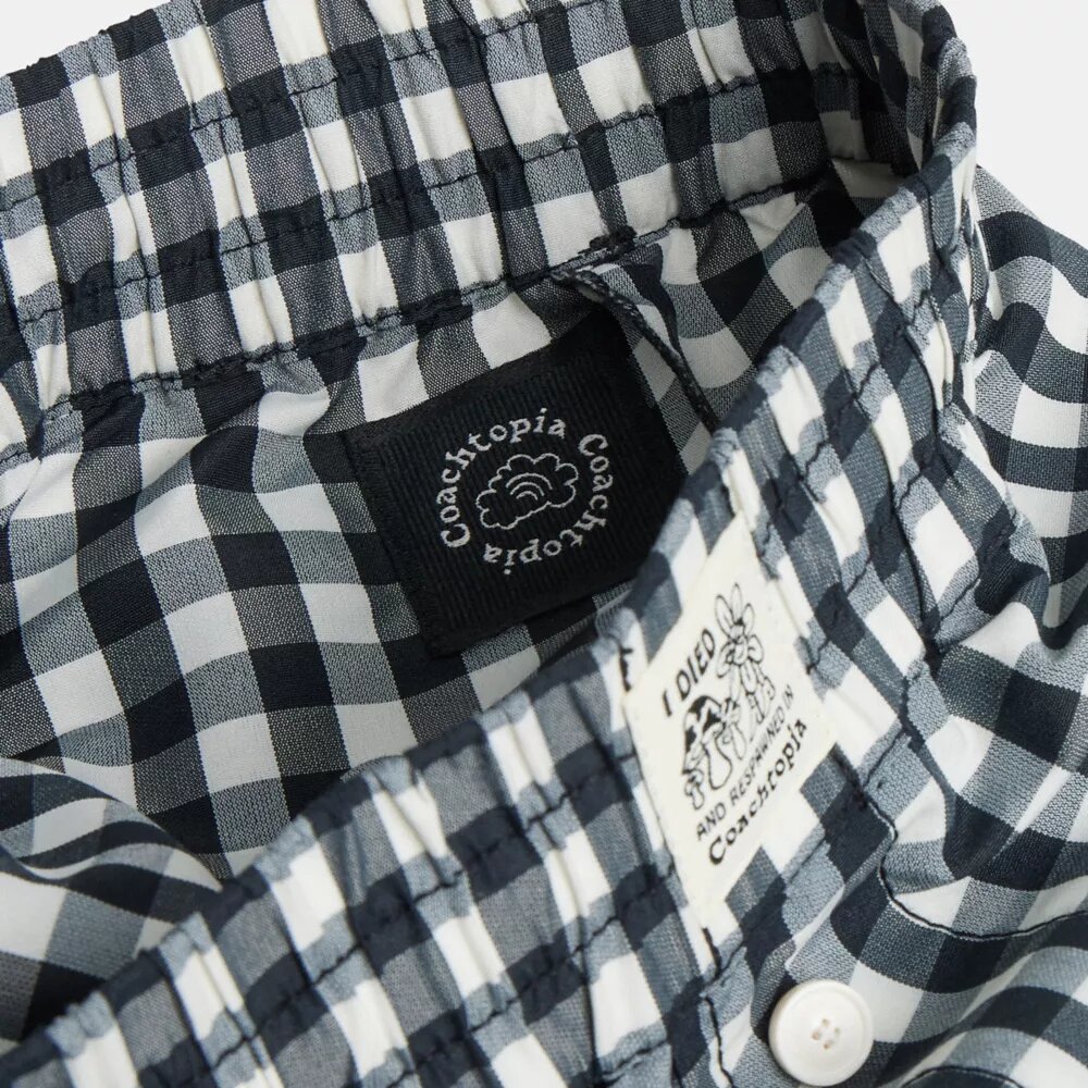 Coachtopia Loop Gingham-byxor