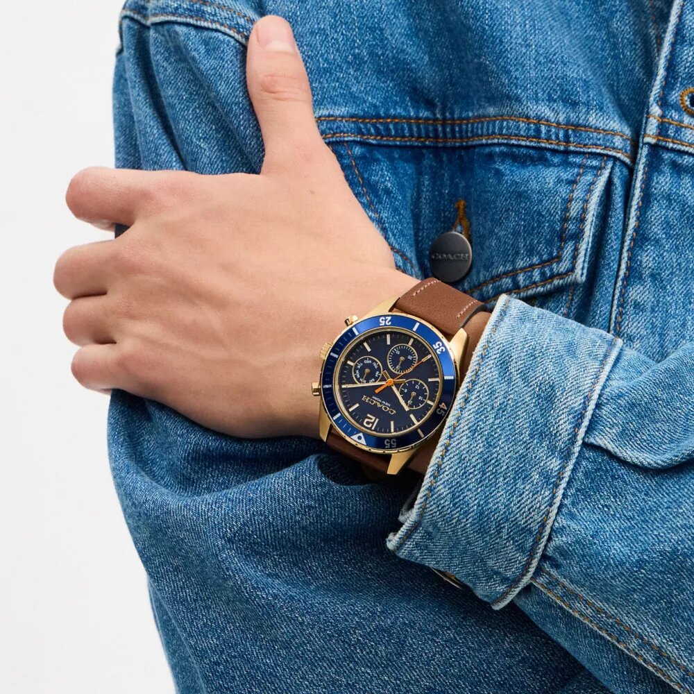 Cole kronografklocka, 44 mm
