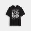 Dinosaur City avslappnad T-shirt i ekologisk bomull