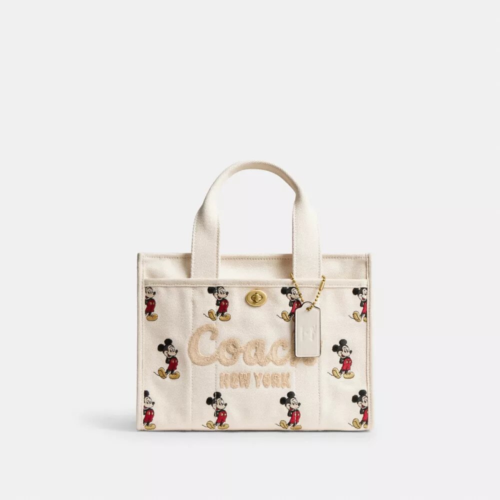 Disney X Coach Cargo Tygkassa 26 med Musse Pigg i regenerativ bomullscanvas