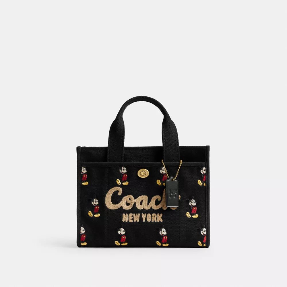 Disney X Coach Cargo Tygkassa 26 med Musse Pigg i regenerativ bomullscanvas