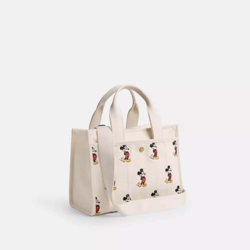 Disney X Coach Cargo Tygkassa 26 med Musse Pigg i regenerativ bomullscanvas