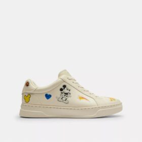 Disney X Coach Höga sneakers med klistermärkesprint