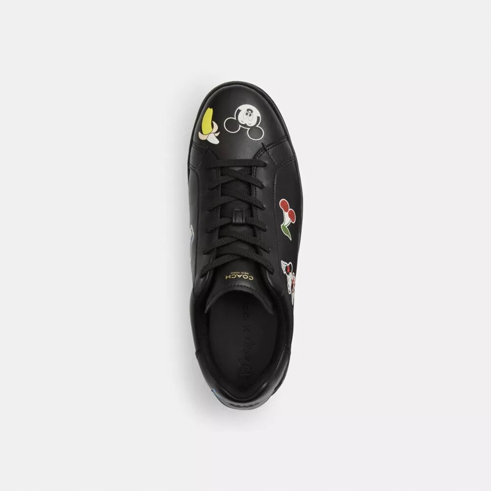 Disney X Coach Höga sneakers med klistermärkesprint