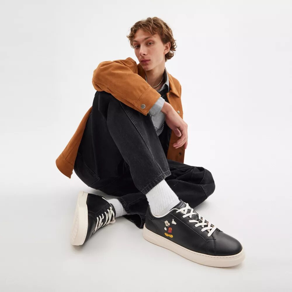Disney X Coach Höga sneakers med Musse Pigg