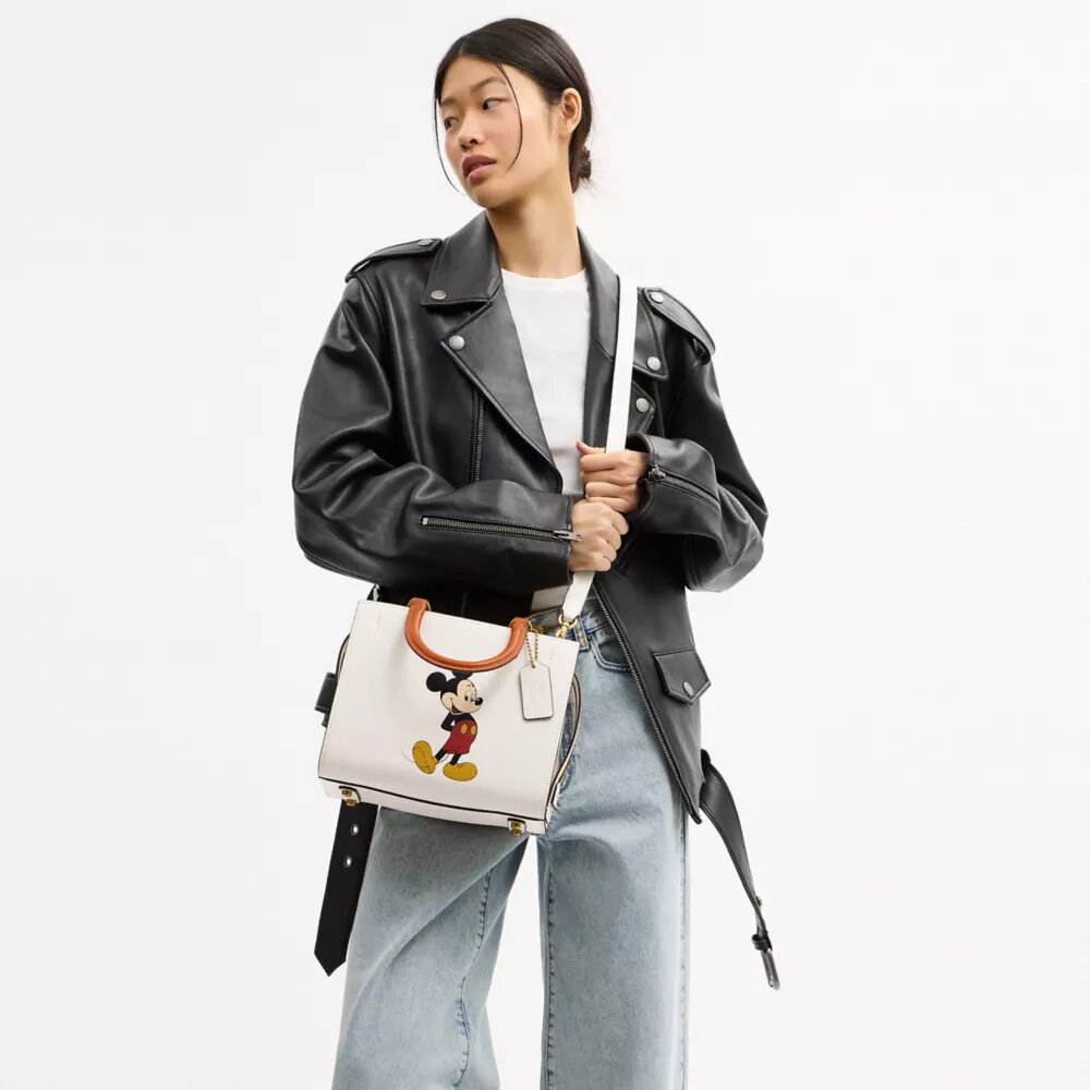 Disney X Coach Rogue-väskor 25 med Musse Pigg