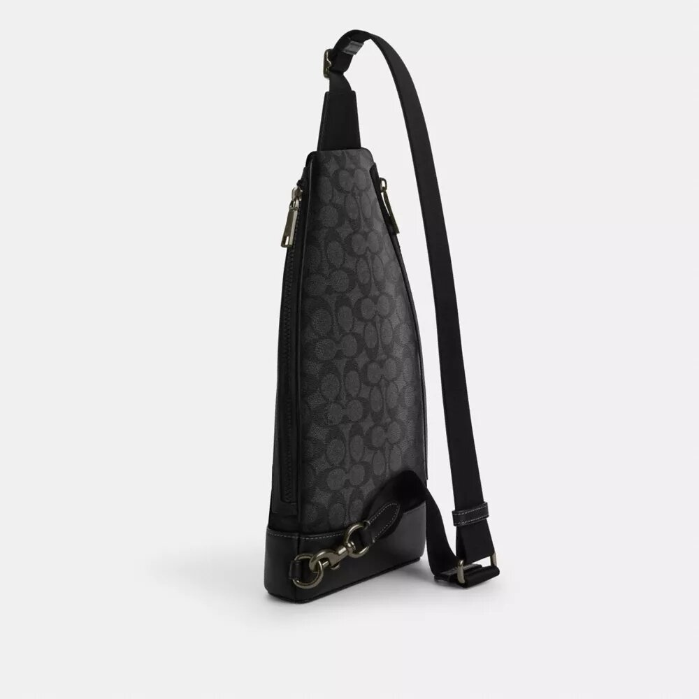 Dominic Sling Pack i Signature Canvas