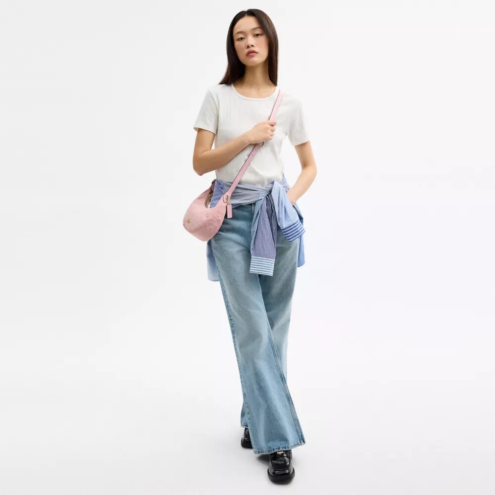 Emily axelremsväskor i signaturdenim