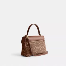 Emory-väska med handtag i signatur-chenille