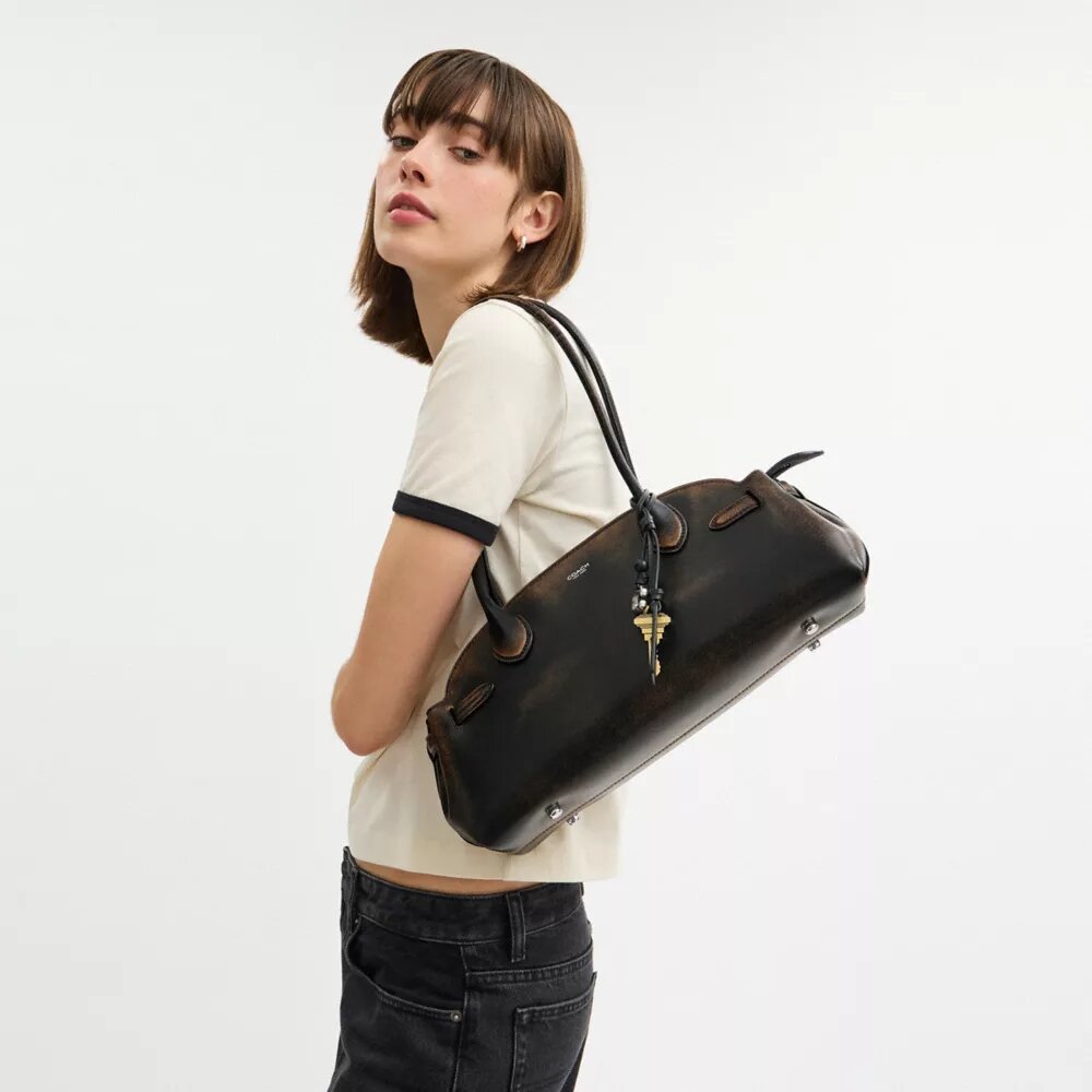 Empire Carryall-väskor 34 i slitet läder