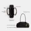Empire Carryall-väskor 34 i slitet läder