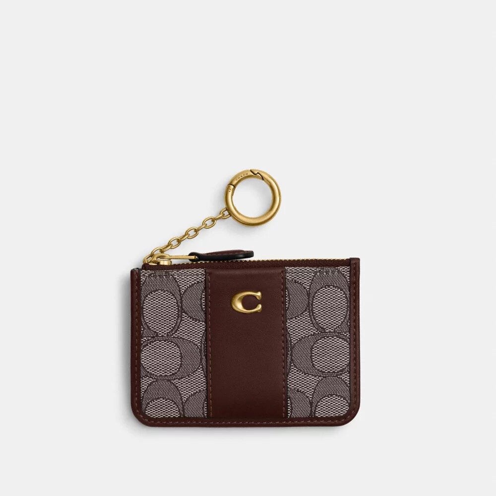 Essential Mini ID-kortfodral i signaturjacquard