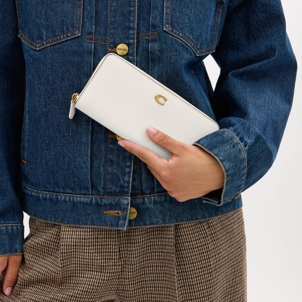 Essential Slim Accordion Zip Plånbok