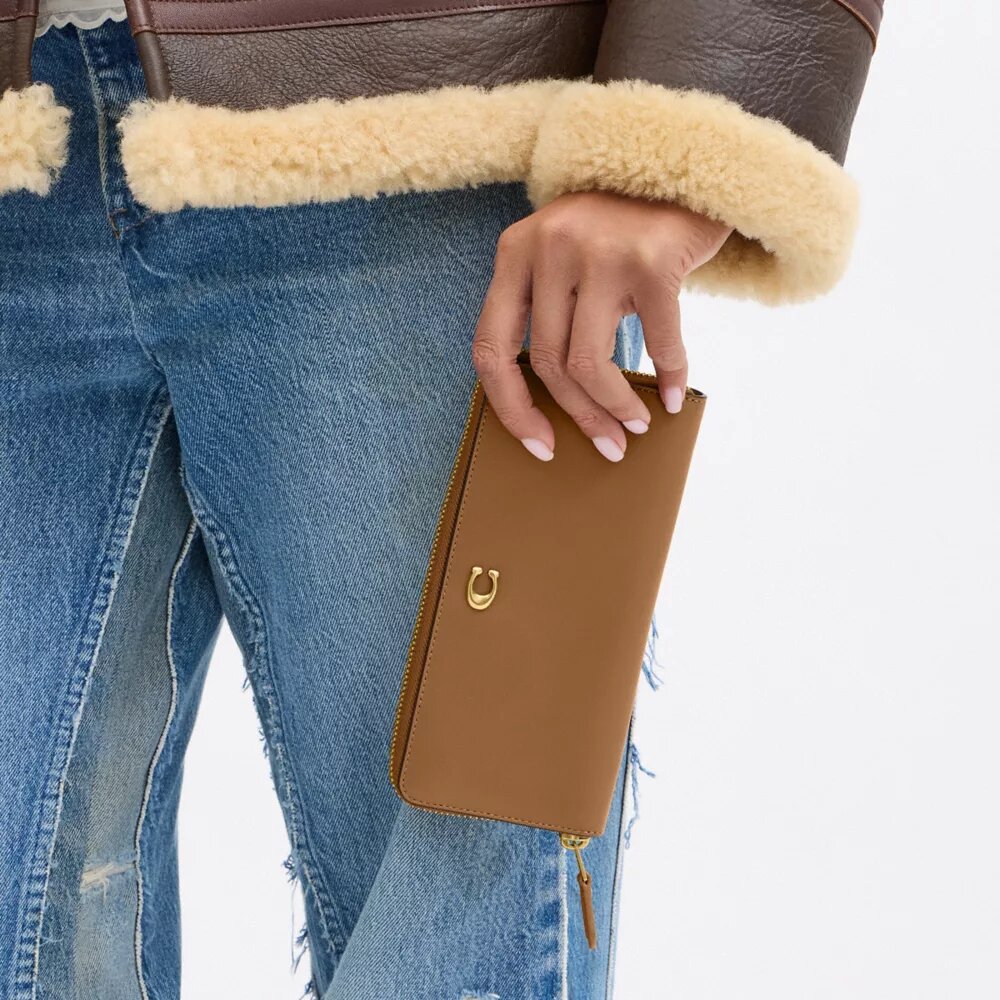 Essential Slim Accordion Zip Plånbok