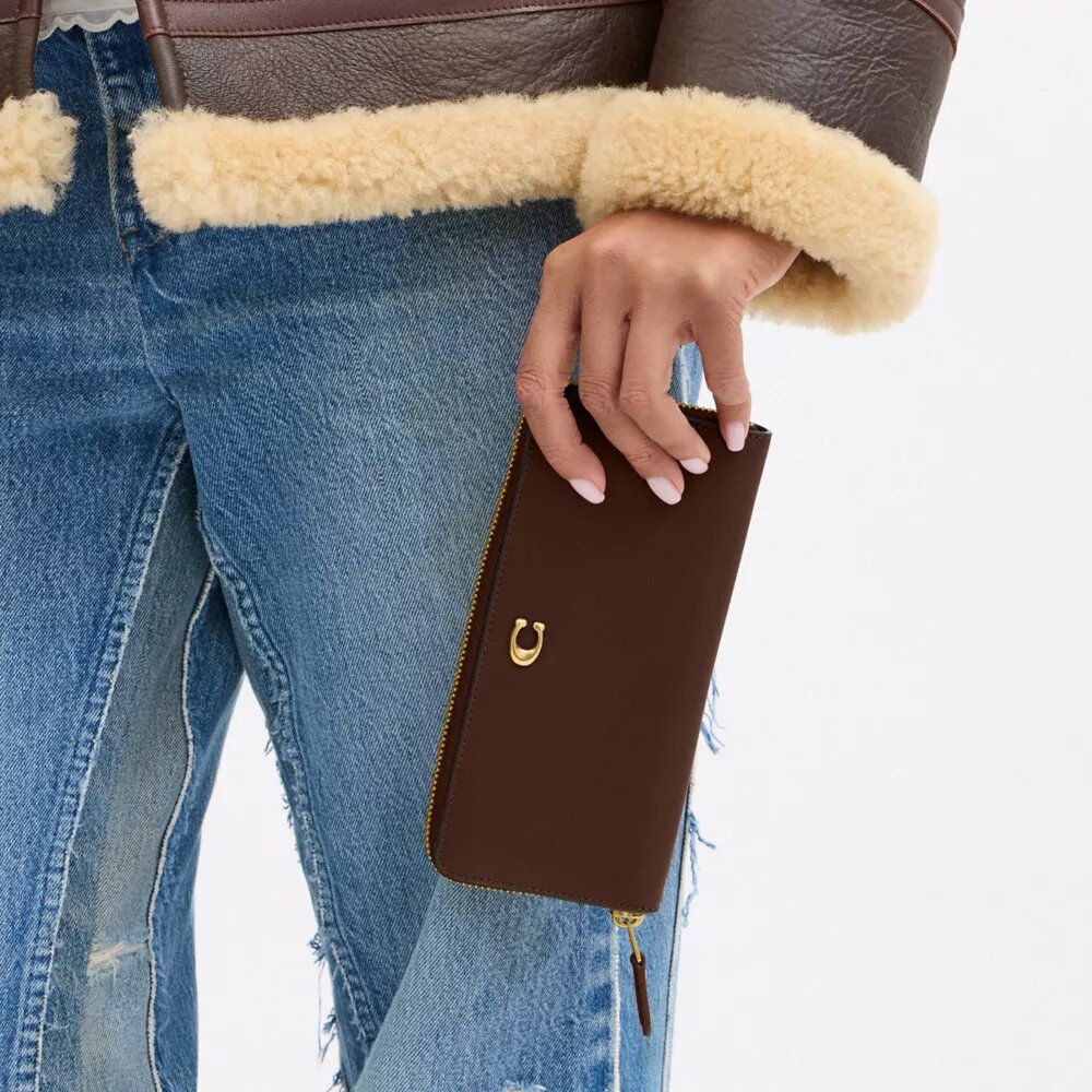 Essential Slim Accordion Zip Plånbok